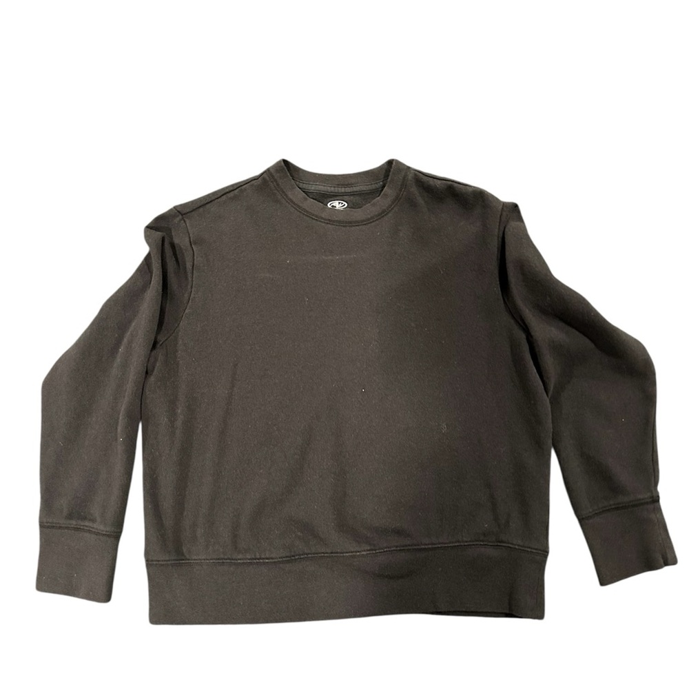 Athletic Works Kids Black Crewneck Sweatshirt